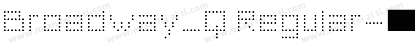 Broadway_Q Regular字体转换